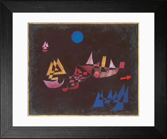 Framed Print : Departure of the Ships, 1927 Framed Print : Departure of the Ships, 1927