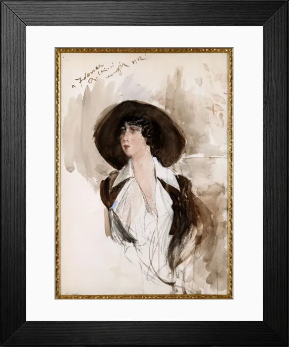 Framed Print : Franca Florio, Countess of San Giuliano, 1912 Framed Print : Franca Florio, Countess of San Giuliano, 1912