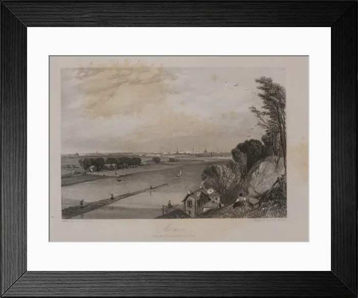 Framed Print : View of Moscow from the Neskuchny Garden, 1836 Framed Print : View of Moscow from the Neskuchny Garden, 1836