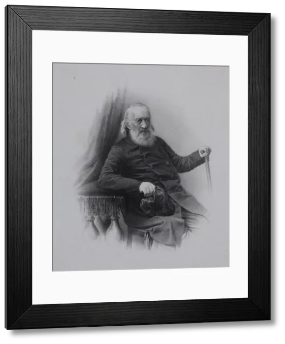 Framed Print : Portrait of the Decembrist count Sergey Volkonsky (1788-1865), 1860s Framed Print : Portrait of the Decembrist count Sergey Volkonsky (1788-1865), 1860s