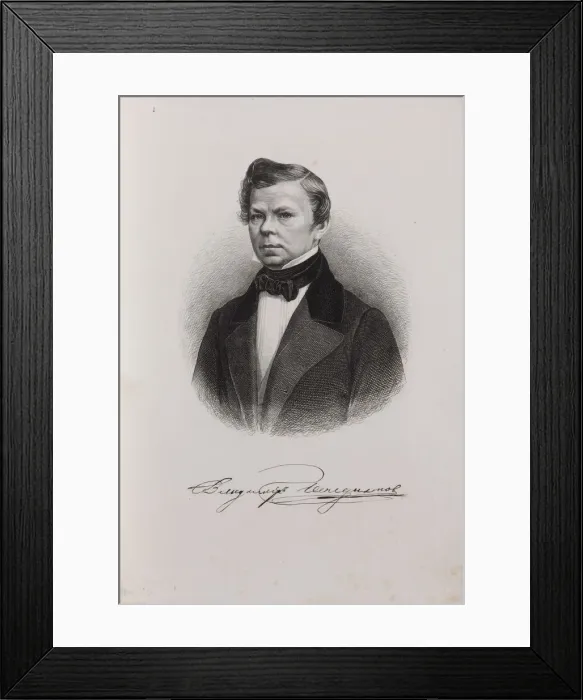 Framed Print : Portrait of the poet Vladimir Grigoryevich Benediktov (1807-1873), 1845 Framed Print : Portrait of the poet Vladimir Grigoryevich Benediktov (1807-1873), 1845