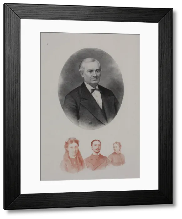 Framed Print : Portrait of Ivan Ivanovich Glazunov (1826-1890), 1881 Framed Print : Portrait of Ivan Ivanovich Glazunov (1826-1890), 1881