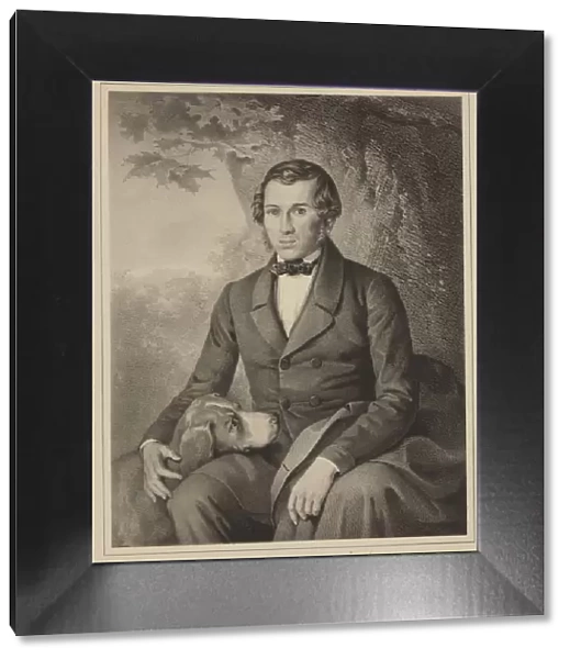 Portrait of the writer Yevhen Pavlovych Hrebinka (1812-1848), 1859