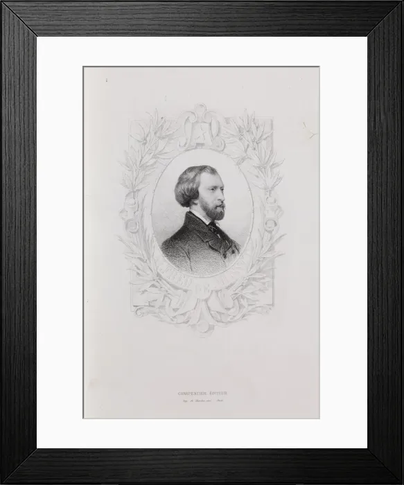 Framed Print : Portrait of Alfred de Musset (1810-1857), 1840s Framed Print : Portrait of Alfred de Musset (1810-1857), 1840s
