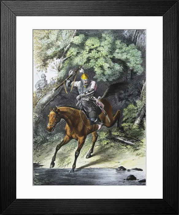 Framed Print : Armour-bearer of the Life-Guards Caucasian-Mountain squadron, 1829. Artist: Belousov, Lev Alexandrovich (1806-1864) Framed Print : Armour-bearer of the Life-Guards Caucasian-Mountain squadron, 1829. Artist: Belousov, Lev Alexandrovich (1806-1864)