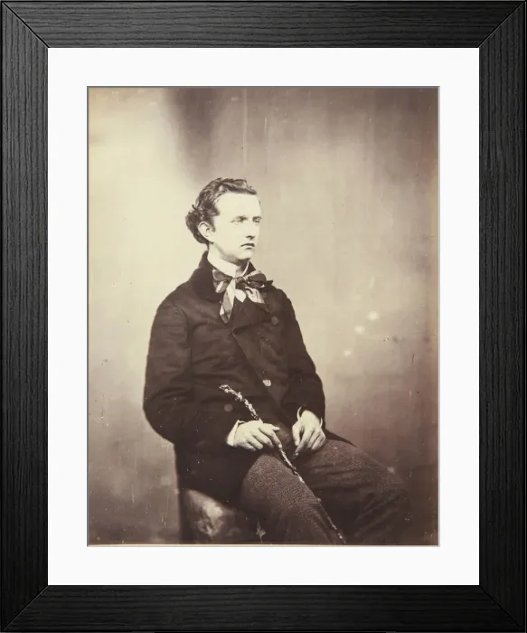 Framed Print : Prince Nicholas Wilhelm of Nassau (1832-1905), 1854. Artist: Fenton, Roger (1819-1869) Framed Print : Prince Nicholas Wilhelm of Nassau (1832-1905), 1854. Artist: Fenton, Roger (1819-1869)