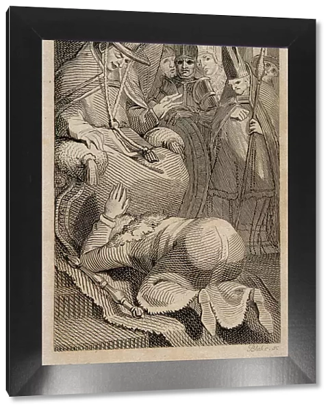 King John absolved by Pandulph (After Henry Fuseli), 1798. Artist: Blake, William (1757-1827)
