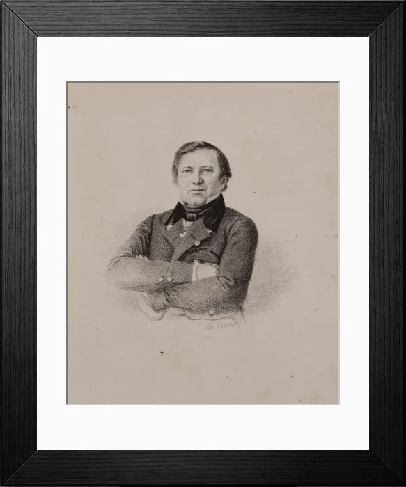 Framed Print : Portrait of the Philosopher Ivan Ivanovich Davydov (1794-1863), 1840s Framed Print : Portrait of the Philosopher Ivan Ivanovich Davydov (1794-1863), 1840s