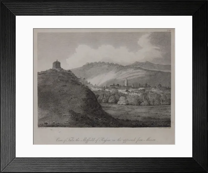 Framed Print : View of Tula, 1809 Framed Print : View of Tula, 1809