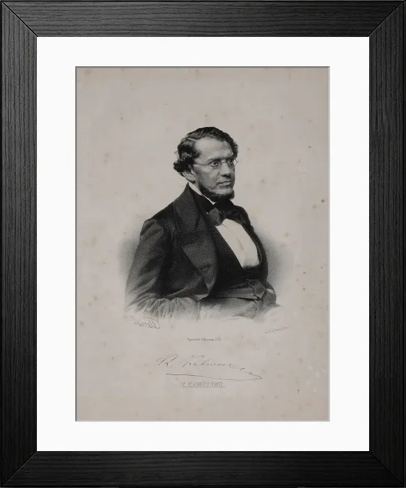 Framed Print : Portrait of Konstantin Dmitrievich Kavelin (1818-1885), 1860s Framed Print : Portrait of Konstantin Dmitrievich Kavelin (1818-1885), 1860s