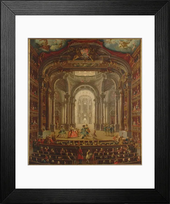 Framed Print : Teatro Regio di Torino, 1752 Framed Print : Teatro Regio di Torino, 1752