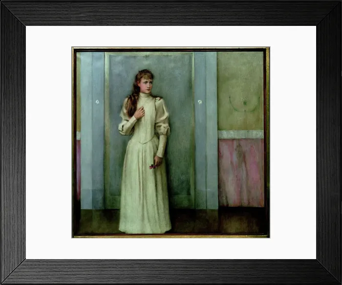 Framed Print : Portrait of Marguerite Landuyt, 1896 Framed Print : Portrait of Marguerite Landuyt, 1896