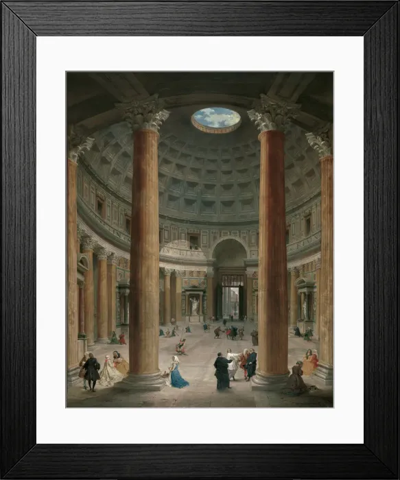 Framed Print : Interior of the Pantheon, Rome, 1735 Framed Print : Interior of the Pantheon, Rome, 1735