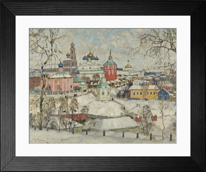 Framed Print : View of the Trinity Lavra of St, Sergius, 1923 Framed Print : View of the Trinity Lavra of St, Sergius, 1923