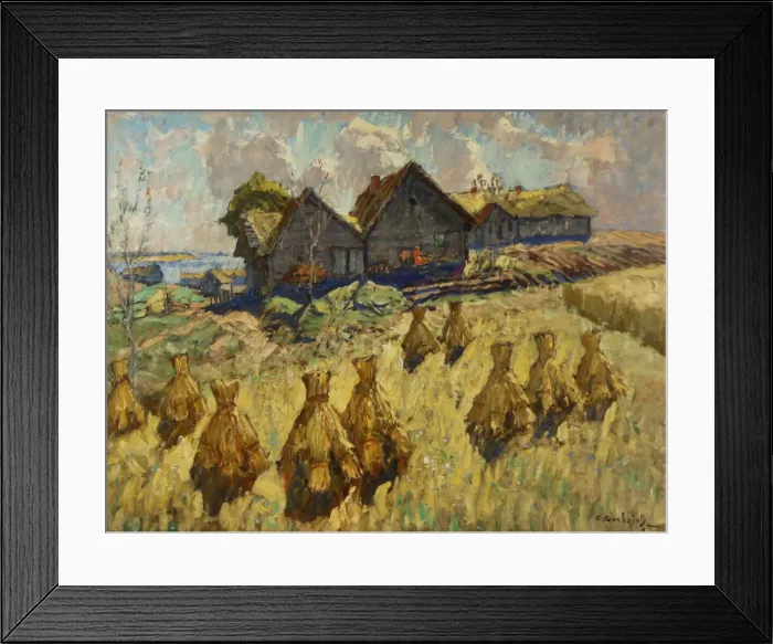 Framed Print : After the Harvest, 1931 Framed Print : After the Harvest, 1931