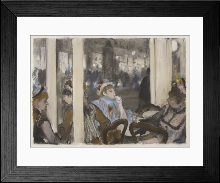 Framed Print : Women on a Cafe Terrace, Evening, 1877 Framed Print : Women on a Cafe Terrace, Evening, 1877