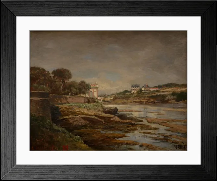 Framed Print : Pornic, After the Mist, 1876 Framed Print : Pornic, After the Mist, 1876