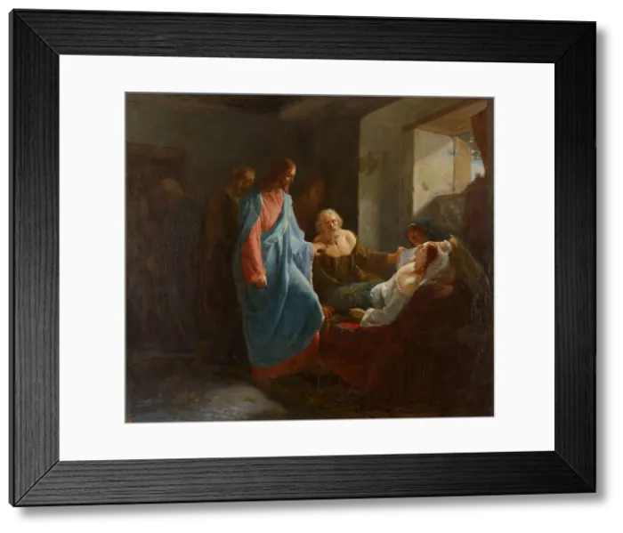 Framed Print : Raising of Jairus Daughter, 1871 Framed Print : Raising of Jairus Daughter, 1871