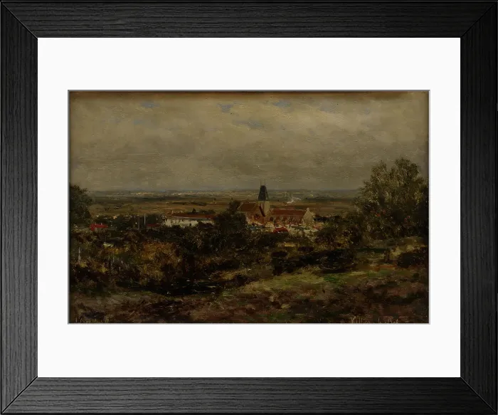 Framed Print : Villiers-le-Bel, 1880s Framed Print : Villiers-le-Bel, 1880s