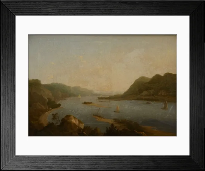 Framed Print : Zhiguli on the Volga River, First half of the 19th cent