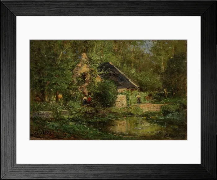 Framed Print : Mill in Veules, 1882-1883 Framed Print : Mill in Veules, 1882-1883
