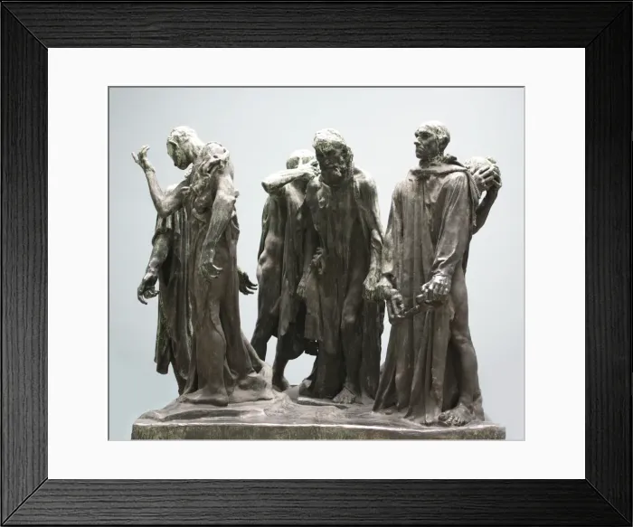 Framed Print : The Burghers of Calais, 1889-1903 Framed Print : The Burghers of Calais, 1889-1903