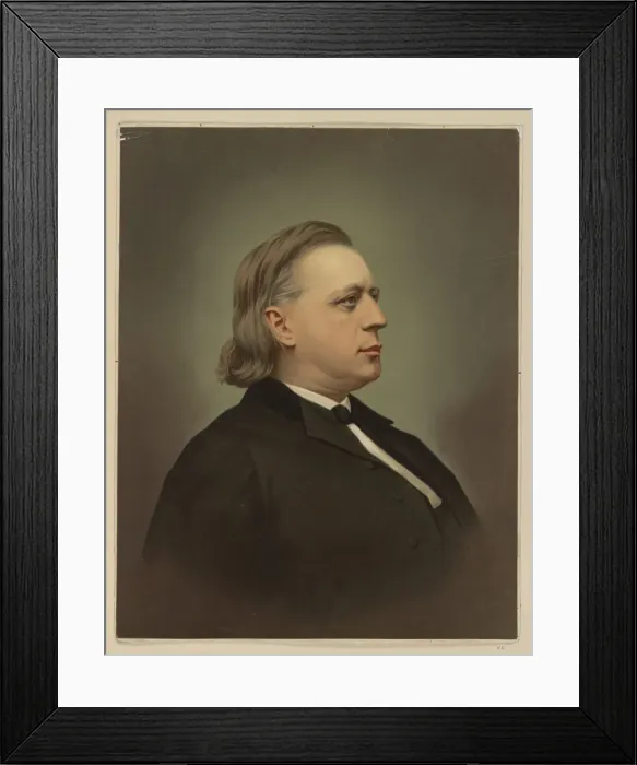 Framed Print : Portrait of Henry Ward Beecher (1813-1887), c. 1871 Framed Print : Portrait of Henry Ward Beecher (1813-1887), c. 1871