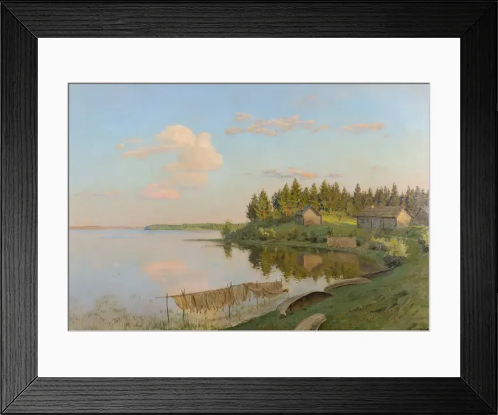 Framed Print : At the Lake, 1893 Framed Print : At the Lake, 1893