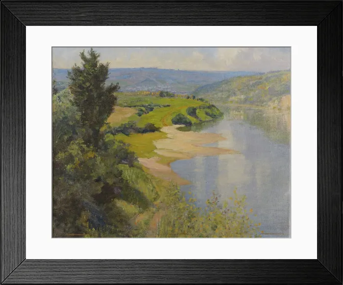 Framed Print : Oka River in Summer, 1890s Framed Print : Oka River in Summer, 1890s