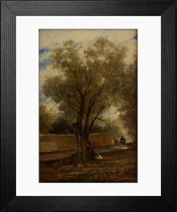 Framed Print : Olive Trees at Menton, 1881 Framed Print : Olive Trees at Menton, 1881