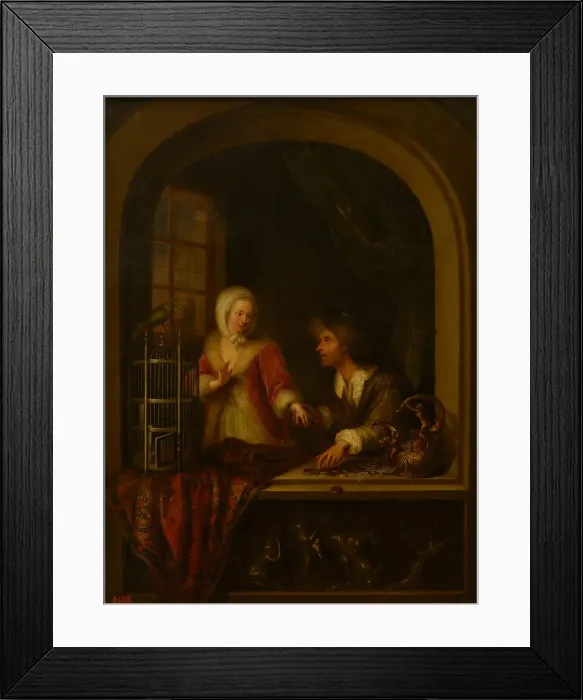 Framed Print : The seducer, 1783 Framed Print : The seducer, 1783