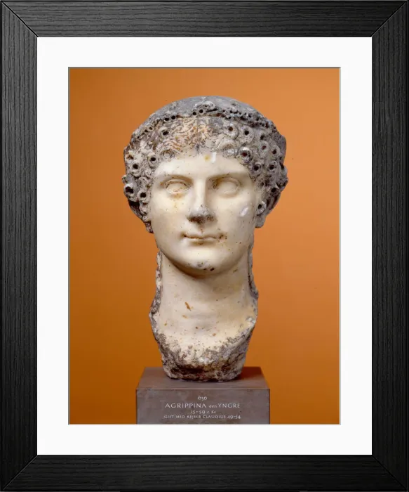 Framed Print : Portrait of Agrippina the Younger (Agrippina Minor) Framed Print : Portrait of Agrippina the Younger (Agrippina Minor)