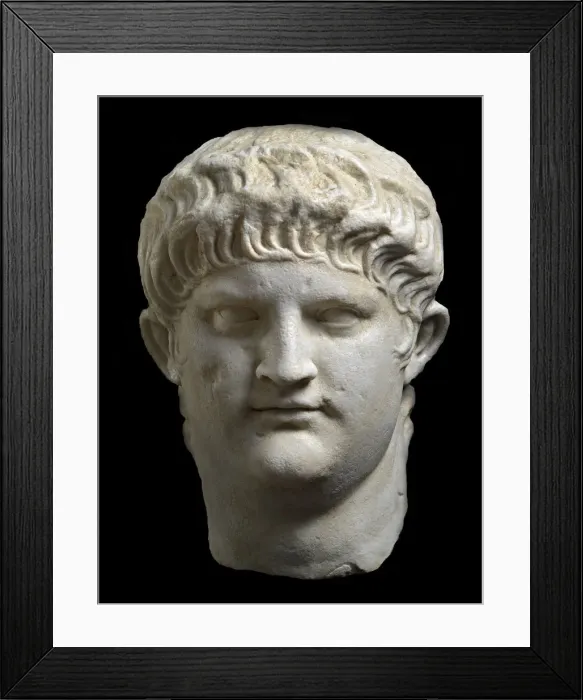 Framed Print : Portrait bust of Nero Framed Print : Portrait bust of Nero
