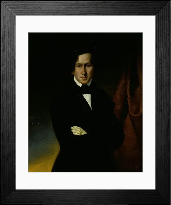 Framed Print : Portrait of the composer Hector Berlioz (1803-1869) Framed Print : Portrait of the composer Hector Berlioz (1803-1869)