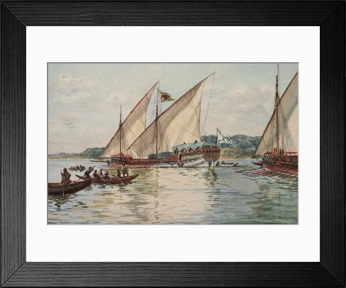 Framed Print : Galley Tver Framed Print : Galley Tver