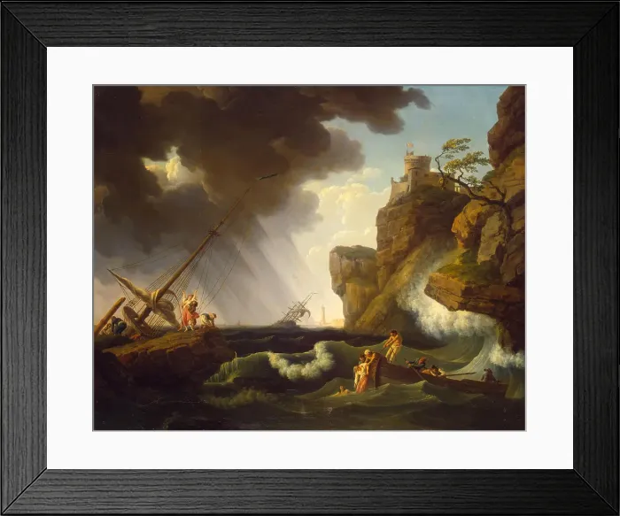 Framed Print : Shipwreck. Found in the Collection of State Hermitage, St. Petersburg Framed Print : Shipwreck. Found in the Collection of State Hermitage, St. Petersburg