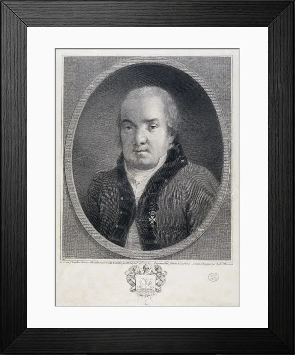 Framed Print : Portrait of the architect Giacomo Quarenghi (1744-1817) Framed Print : Portrait of the architect Giacomo Quarenghi (1744-1817)