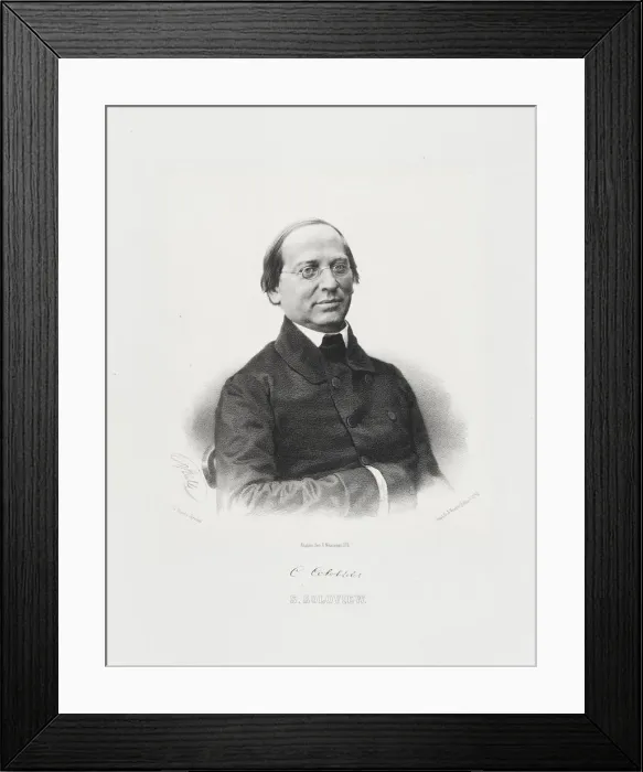 Framed Print : Portrait of the historian Sergey Mikhaylovich Solovyov (1820-1879) Framed Print : Portrait of the historian Sergey Mikhaylovich Solovyov (1820-1879)