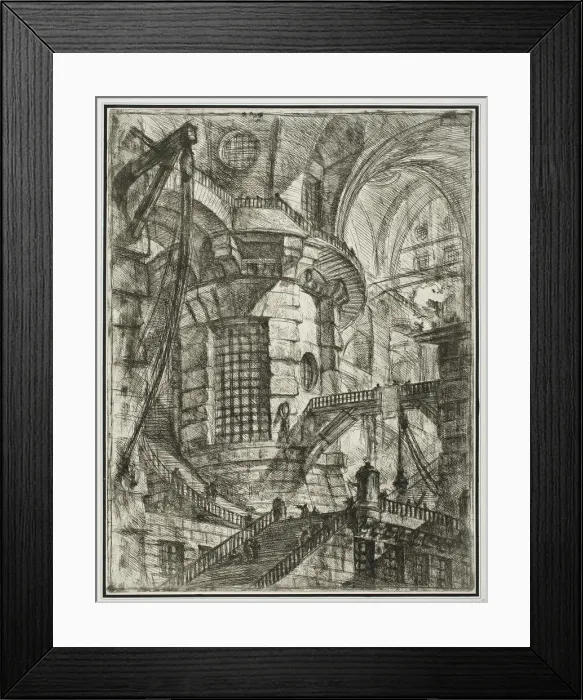 Framed Print : From the series The Imaginary Prisons (Le Carceri d Invenzione) Framed Print : From the series The Imaginary Prisons (Le Carceri d Invenzione)
