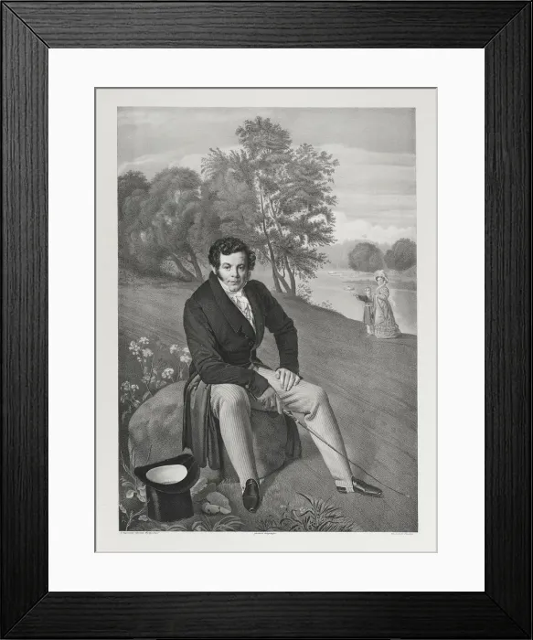 Framed Print : Portrait of Karl Ivanovich Albrecht (1789-1859) Framed Print : Portrait of Karl Ivanovich Albrecht (1789-1859)