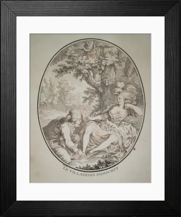 Framed Print : Indiscreet Villager Framed Print : Indiscreet Villager