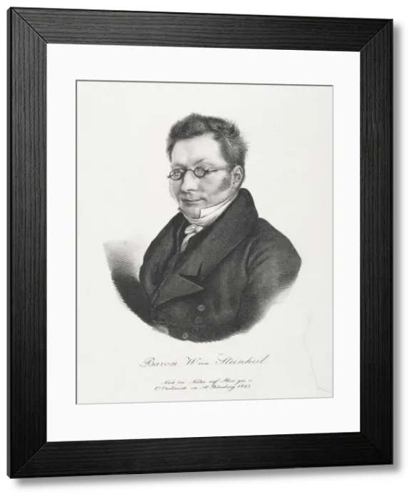 Framed Print : Portrait of Baron Vladimir Ivanovich von Steinheil (1783-1862) Framed Print : Portrait of Baron Vladimir Ivanovich von Steinheil (1783-1862)
