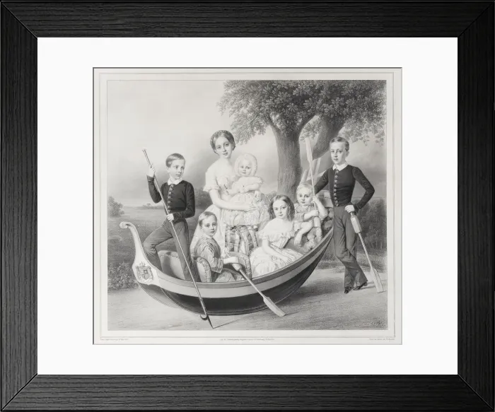 Framed Print : Children of Duke Peter of Oldenburg (1812?1881): Alexandra, Katharine, Nikolaus, Alexander and Georg Framed Print : Children of Duke Peter of Oldenburg (1812?1881): Alexandra, Katharine, Nikolaus, Alexander and Georg