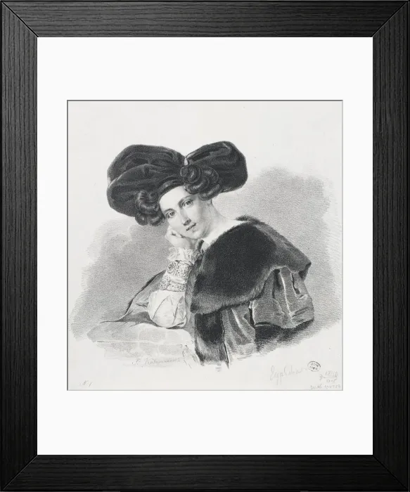 Framed Print : Portrait of Countess Maria Dmitrievna von Nesselrode (1786-1846), nee Countess Guryeva Framed Print : Portrait of Countess Maria Dmitrievna von Nesselrode (1786-1846), nee Countess Guryeva