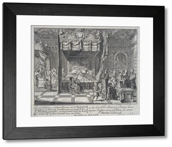 Framed Print : The Birth of Tsarevich Pyotr Alexeyevich Framed Print : The Birth of Tsarevich Pyotr Alexeyevich