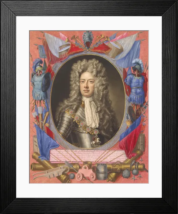 Framed Print : Portrait of John Churchill, 1st Duke of Marlborough (1650-1722) Framed Print : Portrait of John Churchill, 1st Duke of Marlborough (1650-1722)