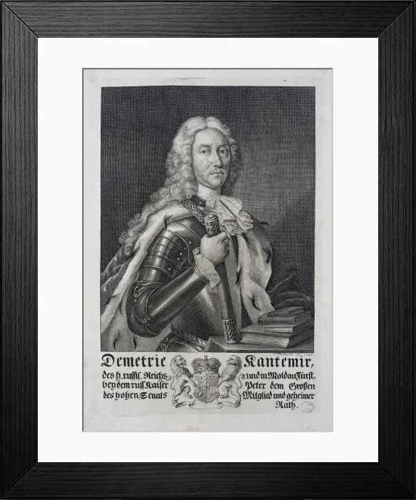 Framed Print : Portrait of Dimitrie Cantemir (1673-1723) Framed Print : Portrait of Dimitrie Cantemir (1673-1723)