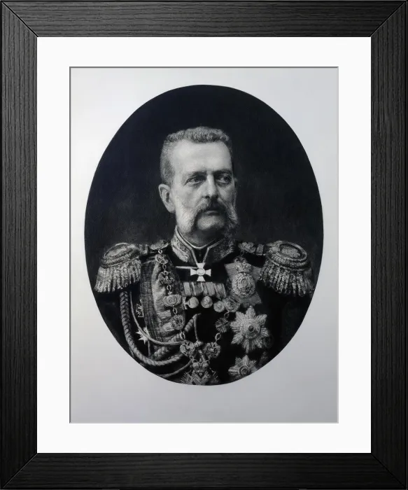 Framed Print : Portrait of Grand Duke Vladimir Alexandrovich of Russia (1847-1909) Framed Print : Portrait of Grand Duke Vladimir Alexandrovich of Russia (1847-1909)