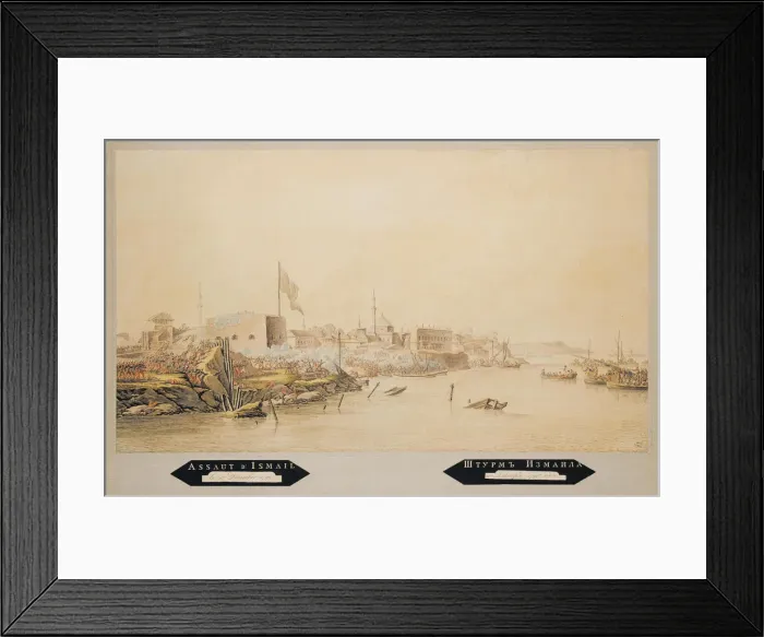 Framed Print : Russian army captured Izmail fortress Framed Print : Russian army captured Izmail fortress