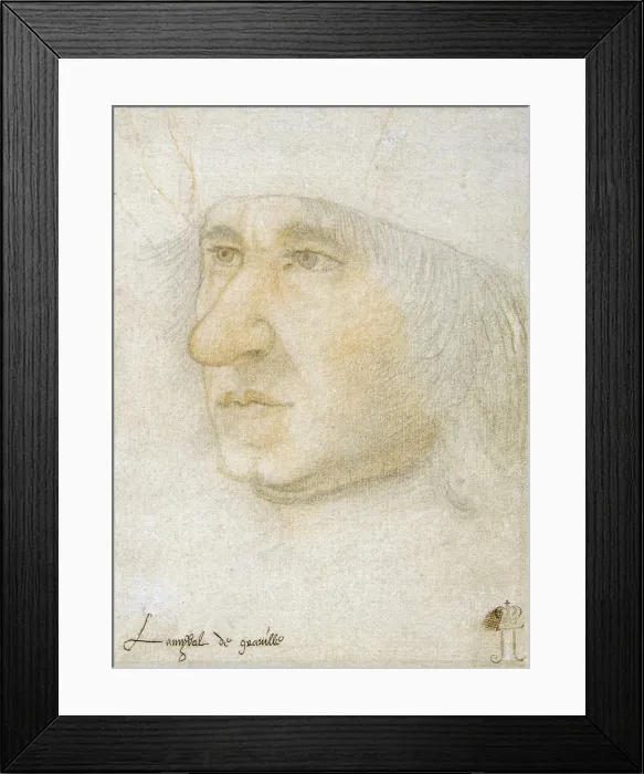 Framed Print : Portrait of Louis Malet de Graville (1438-1516), Admiral of France Framed Print : Portrait of Louis Malet de Graville (1438-1516), Admiral of France